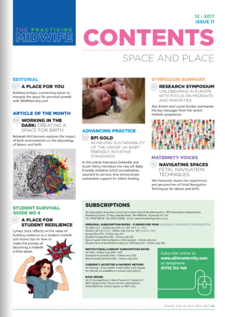 TPM 2017 Dec issue Contents Page